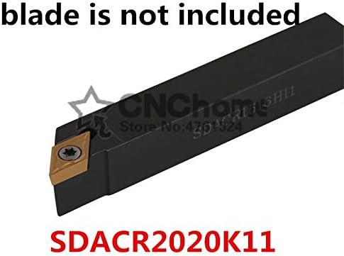 FINCOS SDACR2020K11/ SDACL2020K11 Fém Eszterga Szerszámok Eszterga Gép CNC Esztergálás Eszközök Külső Fordult szerszámtartó