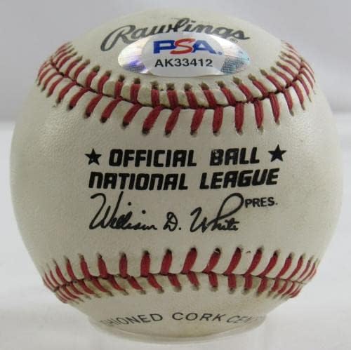 Ne Drysdale Aláírt Automatikus Aláírást Rawlings Baseball PSA/DNS AK33412 - Dedikált Baseball