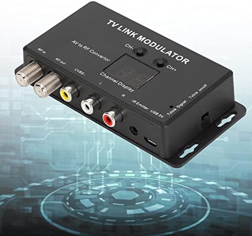 SALALIS UHF Modulátor, TM70 TV Link AV Modulátor, hogy RF Konverter IR Extender a Csatorna Kijelző RF Modulátor TV USB töltőkábellel