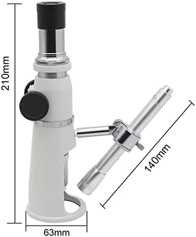 TOTOU Hordozható 100x Mini Ékszer Nagyító Mikroszkóp Monokuláris Kezelni a Gradiens valamint Könnyű Azonosítani Ékszerek (Szín :