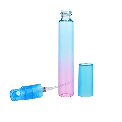 Mini Parfüm Spray Üveg, Színes Üveg, Újratölthető Üres Finom Köd Permetező Üveget Újratölthető Konténer Parfüm Porlasztó Tisztító Illóolajok