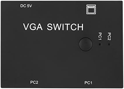 Akozon Kapcsoló, VGA-vagy Hdmi Monitor, VGA Splitter Számítógép Tartozék 2 az 1-ben Váltó HD Kijelző Tartozékok Fogadó Kapcsoló Rs