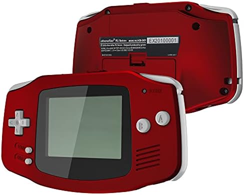 IPS Kész Korszerűsített eXtremeRate Skarlát Vörös Soft Touch Csere Shell Teljes Ház Fedelét Gombok Gameboy Advance GBA – Kompatibilis