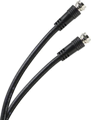 GE 73273 6-Méter RG6 Video Kábel, Fekete (Megszűnt Gyártó által)