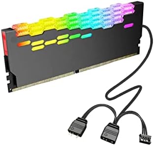 Auslese® 5V ARGB RAM Hűtőborda Készlet Hűtő Hatékony DDR RAM Memória Shell Alumínium Ötvözet Ragyogó Fény Hatása Asztali Memória