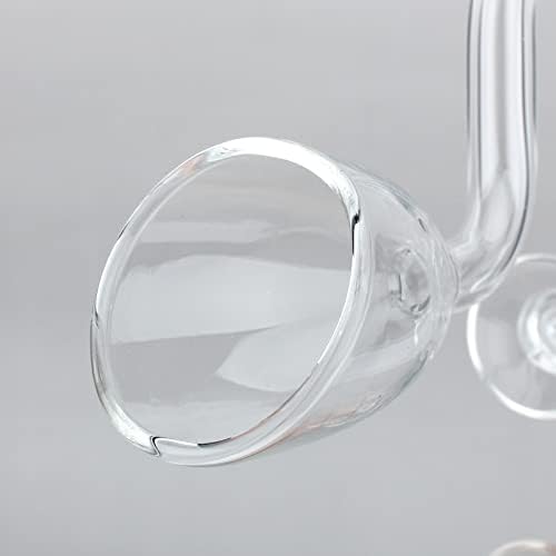 Alfie Pet - Elissa 2-Darab Mini Akvárium Üveg Lily Cső Szett Beáramlás Kiáramlás Mini Nano Tartály Szűrő Rendszer - Méret: 10mm