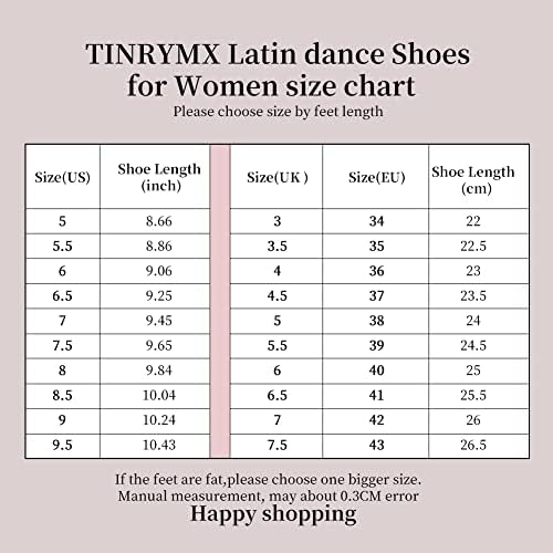 TINRYMX Latin Tánc Cipő Női Strassz Tango, Salsa Teljesítmény Bálterem Buli, Tánc Cipő,Modell-L432/L506