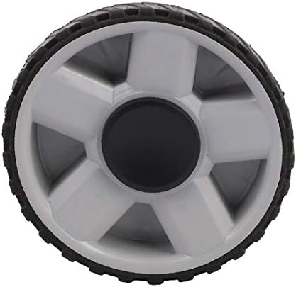 X-mosás ragályos 190mm Átmérőjű Tömör Fekete Gumi Kerék Abroncs Gumiabroncs Kocsi Szemetet-lehet Része(190 mm, de diámetro Sólido
