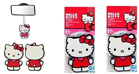 Hello Kitty Core Papír Légfrissítő - Eper x 2 Csomag (4pc Összesen)