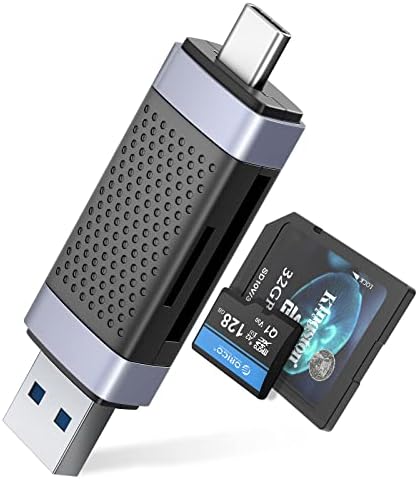 SD-Kártya Olvasó, ORICO USB 2.0 Kártya Adapter Hordozható 2 Slot a TF SD Micro SD a Windows, MacOS, Linux PC, Laptop, Okostelefon