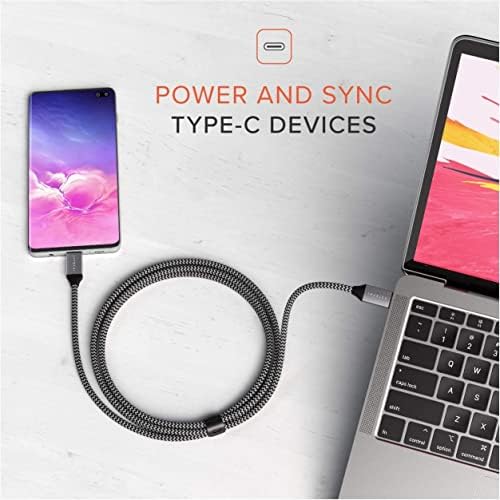 Satechi USB-C-USB-C 100W Töltő Kábel USB-C-Típusú Eszközök - 6.5 Méter (2 Méter) - Kompatibilis 2020/2019 MacBook Pro, 2020/2018 iPad Pro,