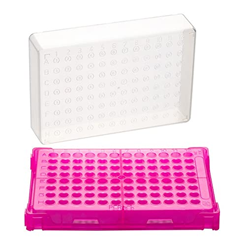 Simport T328-96R PCRack 96-Hát PCR Rack doboz 20, Piros (Csomag 20)