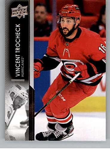 2021-22 Felső szint 288 Vincent Trocheck Carolina Hurricanes Sorozat 2 NHL Jégkorong Trading Card