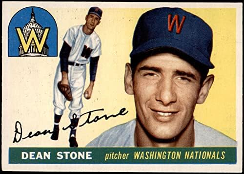 1955 Topps 60 Dean Kő Washington Senators (Baseball Kártya) EX/MT+ Szenátorok