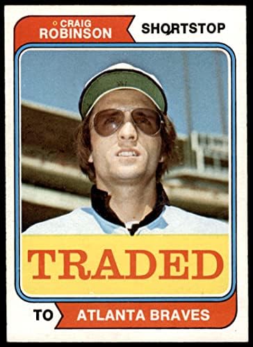 1974 Topps 23 T Forgalmazott Craig Robinson Atlanta Braves (Baseball Kártya) NM+ Bátrabbak