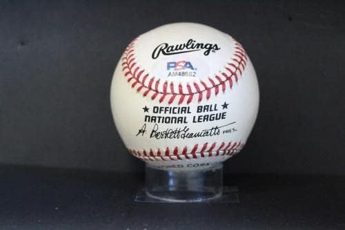 Milo Hamilton Aláírt (Szent Toldeo) Baseball Autogramot Auto PSA/DNS AM48682 - Dedikált Baseball