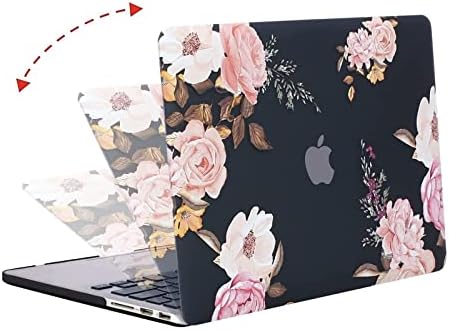 MOSISO Műanyag Bazsarózsa Kemény Héj&Neoprén Bazsarózsa Laptop Sleeve&Keyboard Cover Bőr&Screen Protector Kompatibilis MacBook