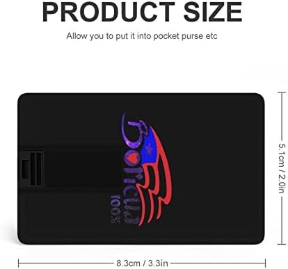 Galaxy Boricua Puerto Rico Zászló Hitelkártya USB Flash Meghajtók Személyre szabott Memory Stick Kulcs, Céges Ajándék,
