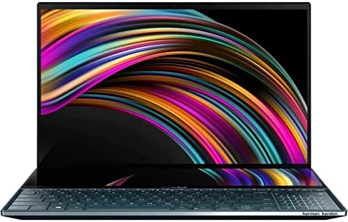 Az ASUS ZenBook Pro Duo UX581GV Szerencsejáték & Entertainment Laptop (Intel i9-9980HK 8-Core, 15.6 60Hz Érintse meg a 4K Ultra HD (3840x2160),