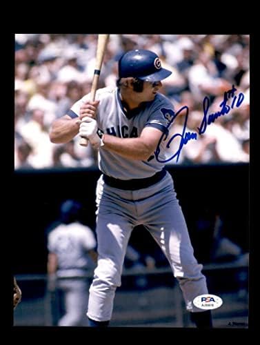 Ron Santo 10 PSA DNS-Coa Aláírt 8x10 Fotó Autogram - Dedikált MLB Fotók