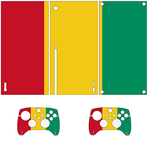 - Guinea Zászló Xbox SeriesX Konzol, Valamint Vezérlő Bőr Vinil-Bőr Matrica Takarja Csomagolás(Xbox seriesX)