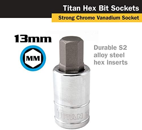 Titán 15613 1/2 Hüvelykes merevlemez-Meghajtó x 13mm Hex Bit Foglalat
