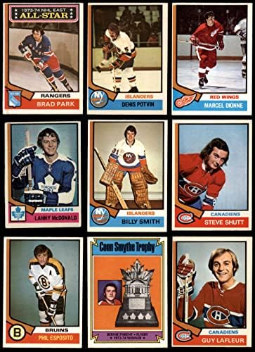 1974-75 O-Pee-Chee NHL Jégkorong Részleges Teljes Készlet (Hoki Beállítva) EX