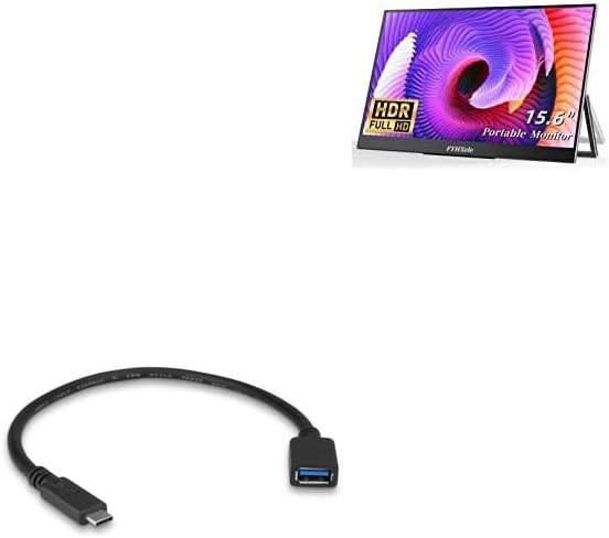 BoxWave Kábel Kompatibilis FYHXele Hordozható Monitor, Érintőképernyő M156DT (15.6 a) - USB Bővítő Adapter, Hozzá Csatlakoztatott