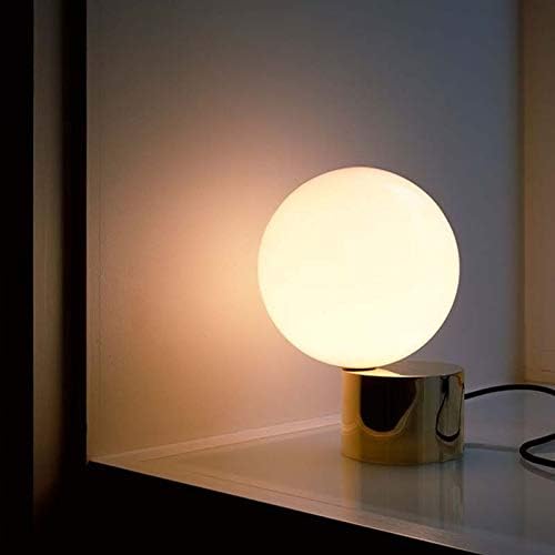 nem-logó WAJklj Modern, Egyszerű Üveg Gömb LED-es asztali Lámpa Hálószoba Kreatív Labdát Hold asztali Lámpa Fém Hálószoba Éjjeli