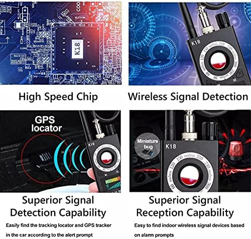 Rejtett Kamera Érzékelő, Rejtett Eszköz, Érzékelő, Anti-Spy Érzékelő,Érzékelő Hiba, GPS Érzékelő Kamera Kereső RF Jel Szkenner Készülék Érzékelő