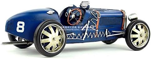 ZAMTAC 1924-ben A Bugatti TYPE35 Vintage Retro Klasszikus autó Ón Tányér Bugatti 35 Autó