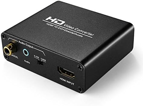Átmeneti nemzeti HDMI-DVI Átalakító Audio Ki - HDMI-DVI Videó Audió Adapter Hang Splitter, hogy a 3,5 mm-es AUX AUX / 2 RCA Sztereó