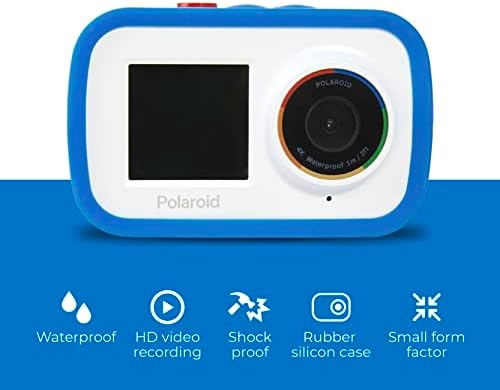 Polaroid Kettős Képernyő WiFi Akció Kamera a 4K 18mp, Vízálló Sport Polaroid Kamerát a Beépített Újratölthető Akkumulátort, majd