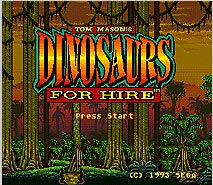A dinoszauruszok bérelhető 16 bit MD Játék Kártya Sega Mega Drive-Genesis-NTSC-U