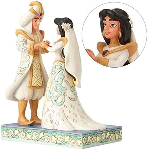 Jim Shore Disney Hagyományok, Jázmin, valamint Aladdin Esküvői Figura