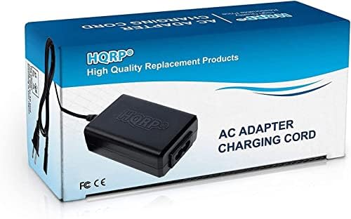 HQRP Csere HÁLÓZATI Adapter/Töltő Kompatibilis JVC GR-D93U / GRD93U Videokamera USA Kábel & Euro Dugó Adapter
