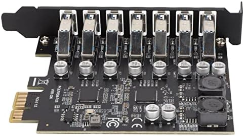 Hoopoocolor 7 Port PCIE bővítőkártya, Renesas, valamint Upd720201 720210 Master Control, USB3.2 Átviteli Sebesség 5Gbps, Beépített