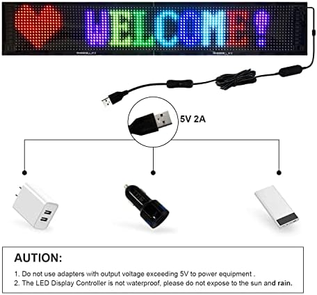 HOIOS LED Tábla az Autó Szuper Fényes Programozható LED Tábla USB 5V Flexibilis LED-Mátrix Panel Bolt Hotel Bárjában Bluetooth ALKALMAZÁS