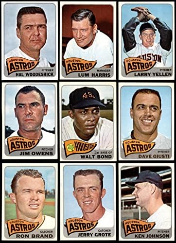 1965 Topps Houston Astros Csapat készen áll Houston Astros (Set) EX/MT+ Astros