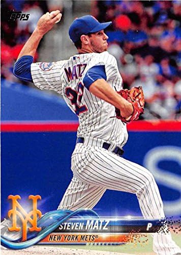 2018 Topps 221 Steven Matz New York Mets Baseball Kártya