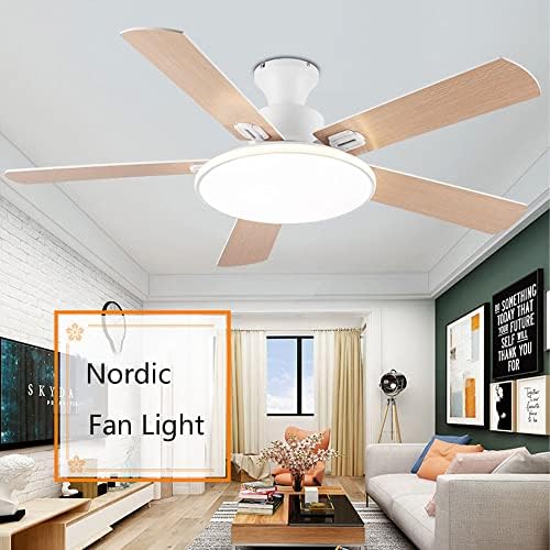 IBalody Fedett Nagy Mennyezeti Ventilátor LED Távoli 6 fokozatú Ventilátor Fény Északi Csendes Ventilátor Lámpa süllyeszthető