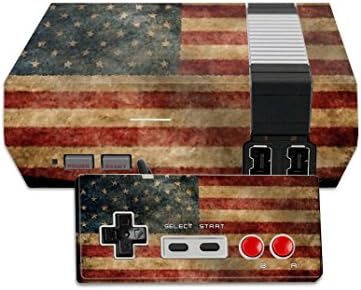 MightySkins Bőr Kompatibilis a Nintendo NES Klasszikus Kiadás wrap Borító Matrica Bőr Régi Zászló