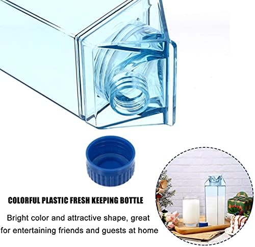 FveBzem tejesdoboz Víz Üveg 17oz (500mL) Műanyag Tér Tej Üveg Nem BPA Szivárgásmentes Víz Üveg Hordozható Újrafelhasználható