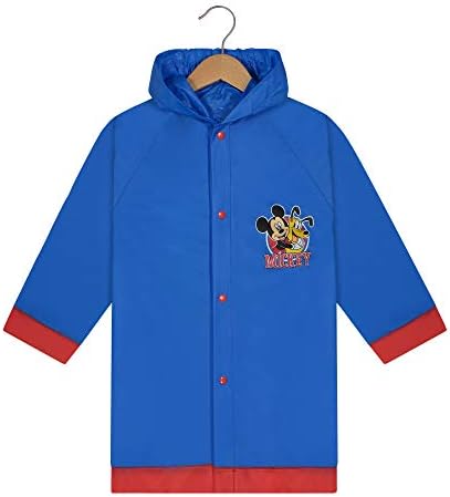 Disney Mickey Egér Fiúk Vízálló Outwear Kapucnis Eső Esőköpeny - 2 Stílusok - Korosztály 2 8 év