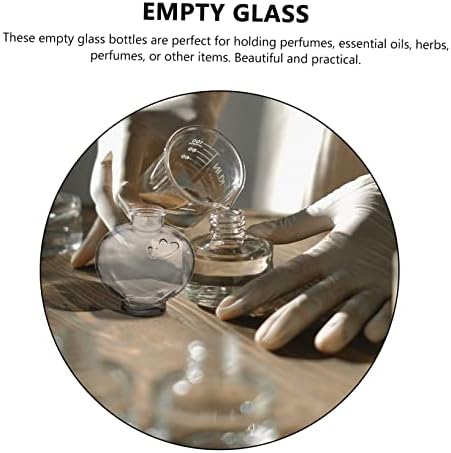 BESPORTBLE 1db Átlátszó Kívánó Üveg DIY Ajándék Tiszta Üvegek Üveg Tároló Üveg Szerencsés Üveg illóolaj Üveg gabonának csomagolóüveg