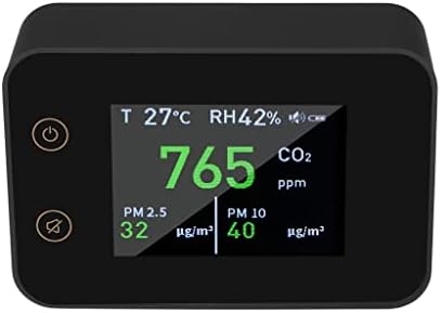 XDKLL LCD Digitális Szén-Dioxid-Érzékelő C02 Teszter Levegő Minősége Analyzer PM2.5 PM10 Hőmérséklet Páratartalom Mérő