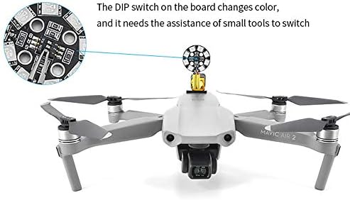 GoolRC Drón LED Színes Fény Akkumulátor Külső Csatlakozó Éjszakai Járat Fény Kompatibilis DJI Mavic 2 Mavic Air 2