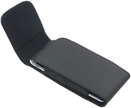 Fekete PU bőrtok Oldalon Cover Tok Öv Tok a T-Mobile LG Ariszto - T-Mobile LG Ariszto 2 Plus
