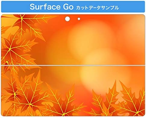 igsticker Matrica Takarja a Microsoft Surface Go/Go 2 Ultra Vékony Védő Szervezet Matrica Bőr 001291 Őszi Levelek Őszi
