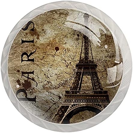 Fiókban Gombok a Lányok Vintage Párizs Komód Gombok Kerek Kabinet Gombok Kristály Üveg Dekoratív Gombok a Szekrény Szekrény Szekrény